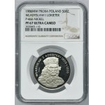 PRÓBA NIKIEL, 500 złotych 1986 Władysław I Łokietek - NGC PF67 ULTRA CAMEO