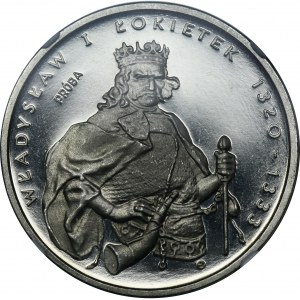 Vzorka NICHOLS, 1 000 zlatých 1986 Vladislav I. lakťový - NGC PF67 ULTRA CAMEO