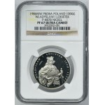 PRÓBA NIKIEL, 1.000 złotych 1986 Władysław I Łokietek - NGC PF67 ULTRA CAMEO