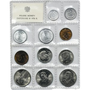 Set, PRL, Polish Coins Issued in 1976 (11 pieces).