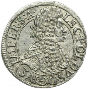 Austria, Leopold I, 3 Kreuzer Prague 1697 GE