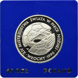 500 złotych 1988 XIV Mistrzostwa Świata w Piłce Nożnej Włochy 1990