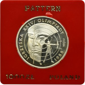 PRÓBA, 1.000 złotych 1987 Igrzyska XXIV Olimpiady 1988