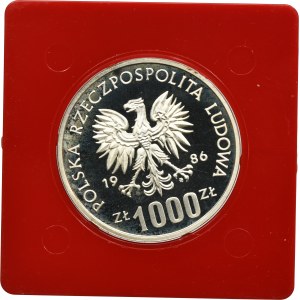 PRÓBA, 1.000 złotych 1986 Pomnik Szpital Centrum Zdrowia Matki Polki