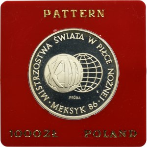 SAMPLE, 1 000 zlatých 1986 Mexiko Majstrovstvá sveta '86