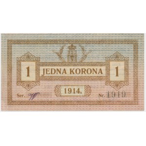 Lwów, 1 korona 1914 - Ser. W -