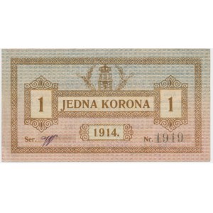 Lviv, 1 crown 1914 - Ser. W -