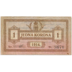 Lwów, 1 korona 1914 - Ser. G -