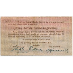 Lviv, 1 couronne 1914 - Ser. G -