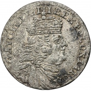 Augustus III of Poland, 3 Groschen Leipzig 1754 EC