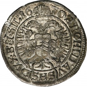 Silesia, Habsburg rule, Leopold I, 3 Kreuzer Breslau 1670 SHS - UNLISTED