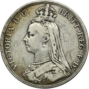 Great Britain, Victoria, 1 Crown London 1889