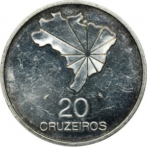 Brazylia, 20 Cruzeiros Paryż 1972 - 150. Rocznica Niepodległości Brazylii