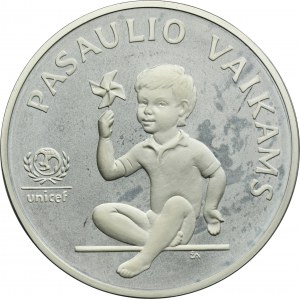 Lithuania, Second Republic, 5 Litai Vilnius 1998 - Children of the World