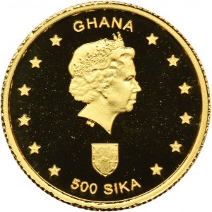 Ghana, 500 Sika 2002 - The Phoenician Ship