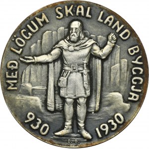 Islandia, Chrystian X, 5 Koron Muldenhütten 1930 - Althing