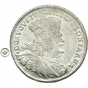 Augustus III of Poland, 8 Groschen Leipzig 1753 EC - UNLISTED, star on the obverse