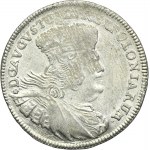 Augustus III of Poland, 8 Groschen Leipzig 1753 EC - UNLISTED, star on the obverse