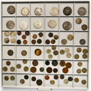 Set, Poland, Free City of Danzig and Silesia, Habsburg rule, Mix of coins (80 pcs.)