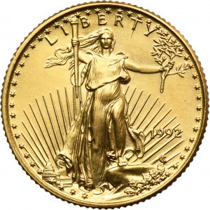 USA, 5 Dollars Philadelphia 1992 - Eagle