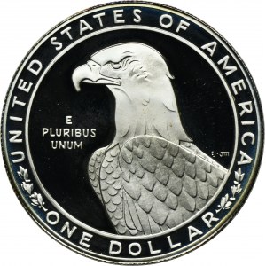 USA, 1 Dolar San Francisco 1983 S - XXIII Letnie Igrzyska Olimpijskie - Dyskobol