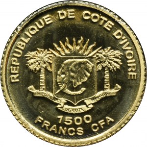 Ivory Coast, 1.500 Francs CFA 2007 - Chichén Itzá