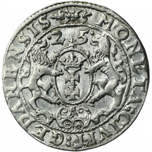 Sigismund III Vasa, 1/4 Thaler Danzig 1625 - PR•