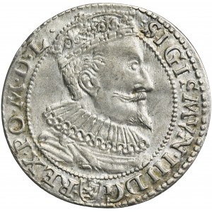Zygmunt III Waza, Szóstak Malbork 1596 - małe popiersie