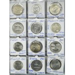 Zestaw, Austria, Węgry, Klaser z monetami (180 szt.) - SREBRO