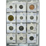 Zestaw, Francja, Klaser z monetami (186 szt.) - SREBRO