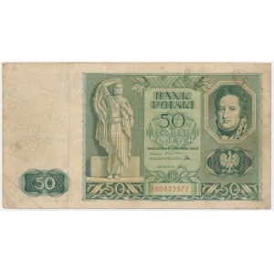 50 zloty 1936 - AW - RARE