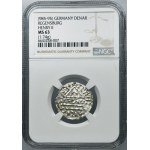 Germany, Bavaria, Regensburg, Heinrich II der Zänker, Denarius - NGC MS63