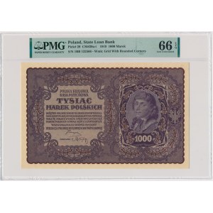 1,000 marks 1919 - 1st Series BB - PMG 66 EPQ