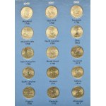 Set, USA, 50 States of America, 1/4 Dollars 1999-2008 (50 pcs.)