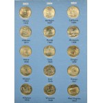 Set, USA, 50 States of America, 1/4 Dollars 1999-2008 (50 pcs.)