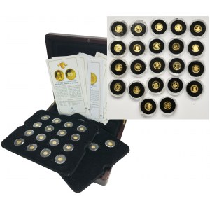Set, Smallest Gold Coins In The World (22 pcs.)