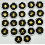 Set, Smallest Gold Coins In The World (22 pcs.)