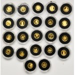 Set, Smallest Gold Coins In The World (22 pcs.)