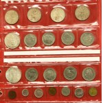 Lot, Album with world coins (194 pcs.) - SILVER