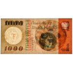 1.000 złotych 1965 - SPECIMEN - A 0000000 - nadruk pomarańczowy - PMG 63 EPQ