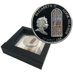 Cook Islands, Elizabeth II, 10 Dollars 2010 Cologne Cathedral