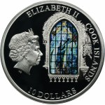 Cook Islands, Elizabeth II, 10 Dollars 2012 Church of St. Francis