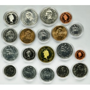 Set, France and Pitcairn Islands, Mix coins (19 pcs.)