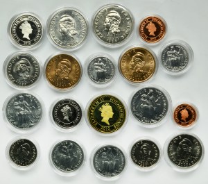 Set, France and Pitcairn Islands, Mix coins (19 pcs.)