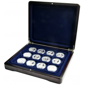 Set, COPY SILVER, Most Valuable Polish Coins (12 pieces).