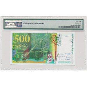 Francúzsko, 500 frankov 1994 - PMG 68 EPQ