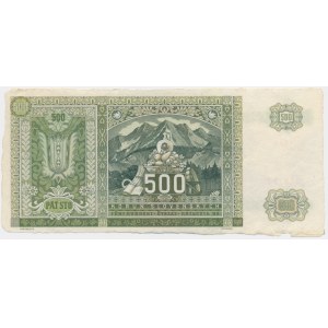 Slovakia, 500 Korun 1941