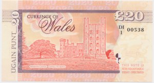 Great Britain, Wales, 20 Pounds 2017