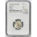 Wolne Miasto Kraków, 10 groszy 1835 - NGC MS62