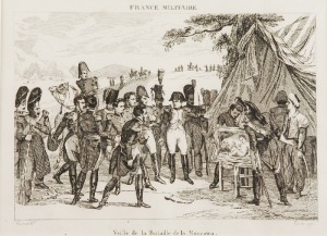 MARTINET według Jean-Baptiste REVILLE , France militaire - Veille de la bataille de la Moscowa